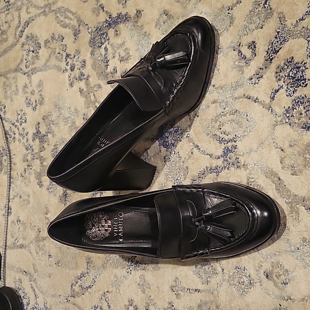 Vince Canuto block-heel loafers with Box